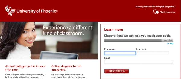 university of phoenix ppc