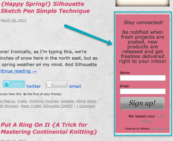 sidebar