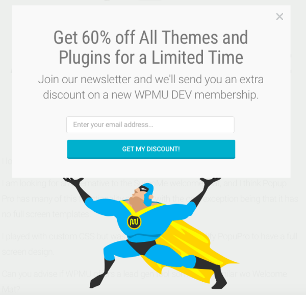 coupon popups
