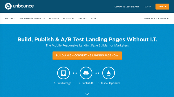 best landing page examples unbounce