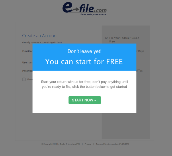 copy for landing page