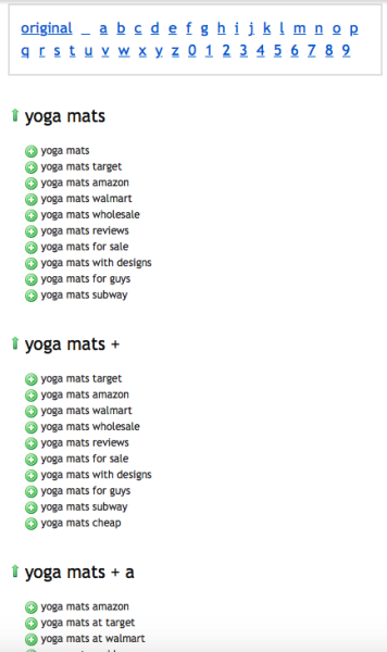 keyword tool