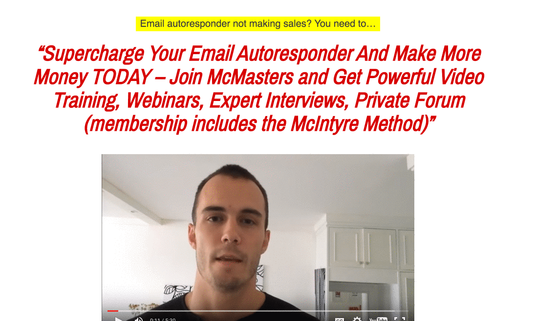 landing page example