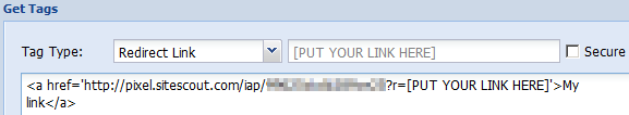 redirect link retageting