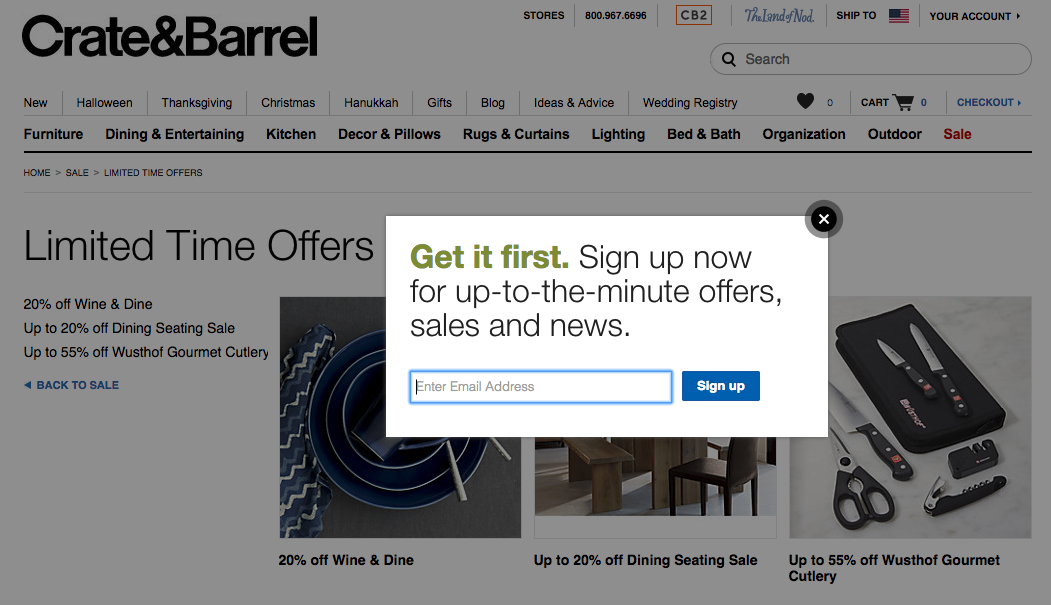 landing page checklist urgency