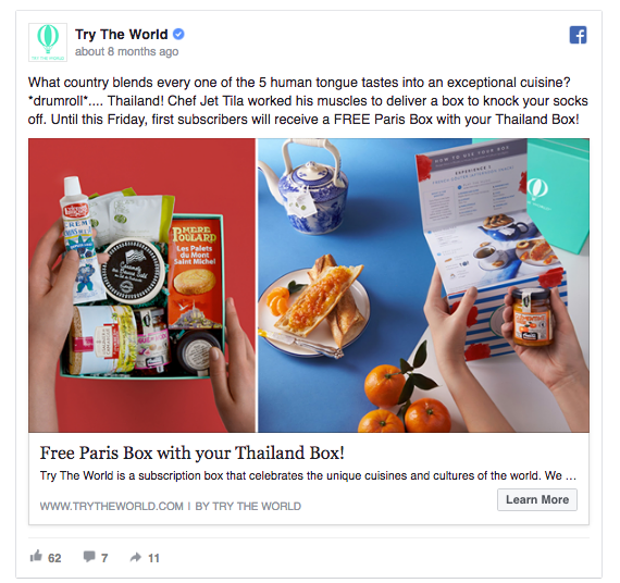 Try the world high contrast ad