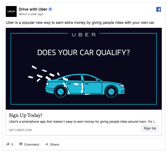 Uber question ad