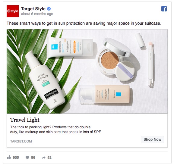 Target facebook ad