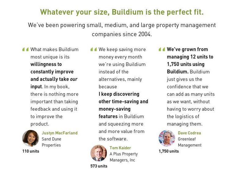 Builium Variation Testimonials