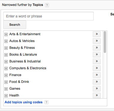 There are tons of topics