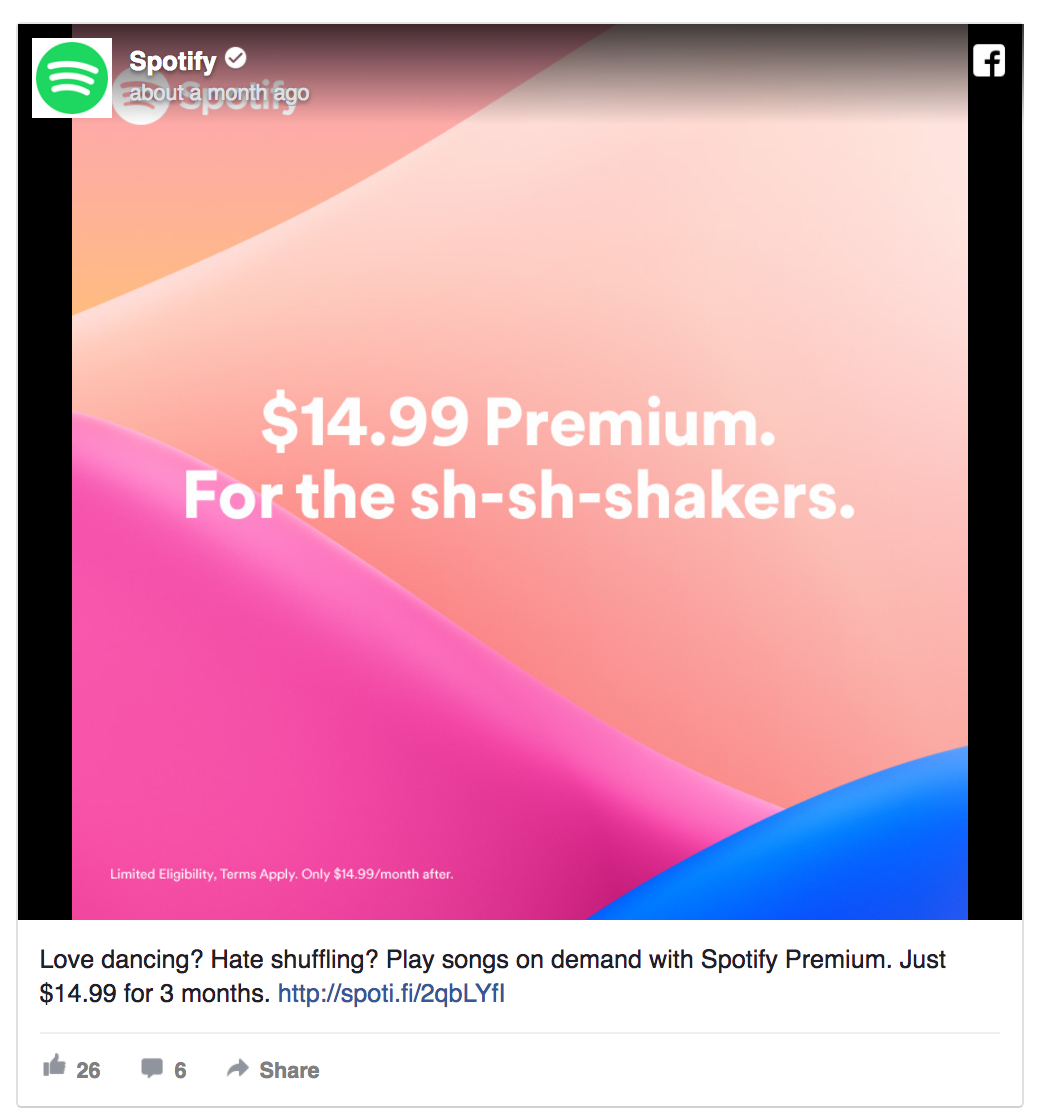Spotify is offering a Premium service on discount.