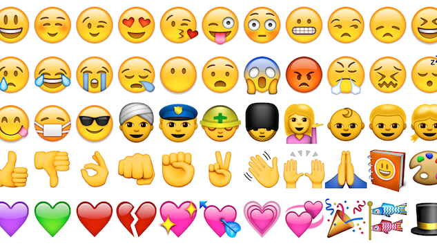 The options are endless when it comes to emojis. 