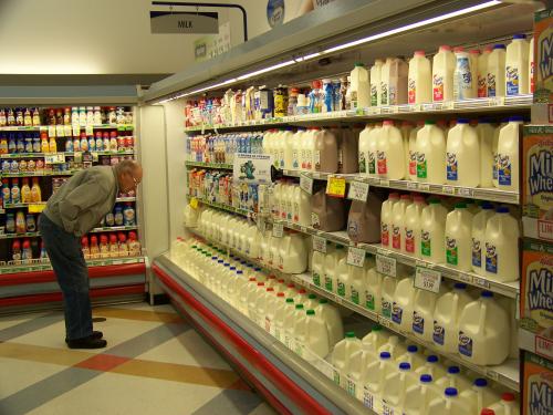grocery store milk