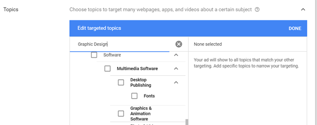 Google Ads Display Planner