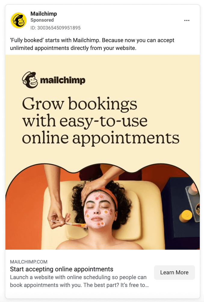 https://wp.klientboost.com/wp-content/uploads/2020/07/Mailchimp-Facebook-Ad-Example-1.png