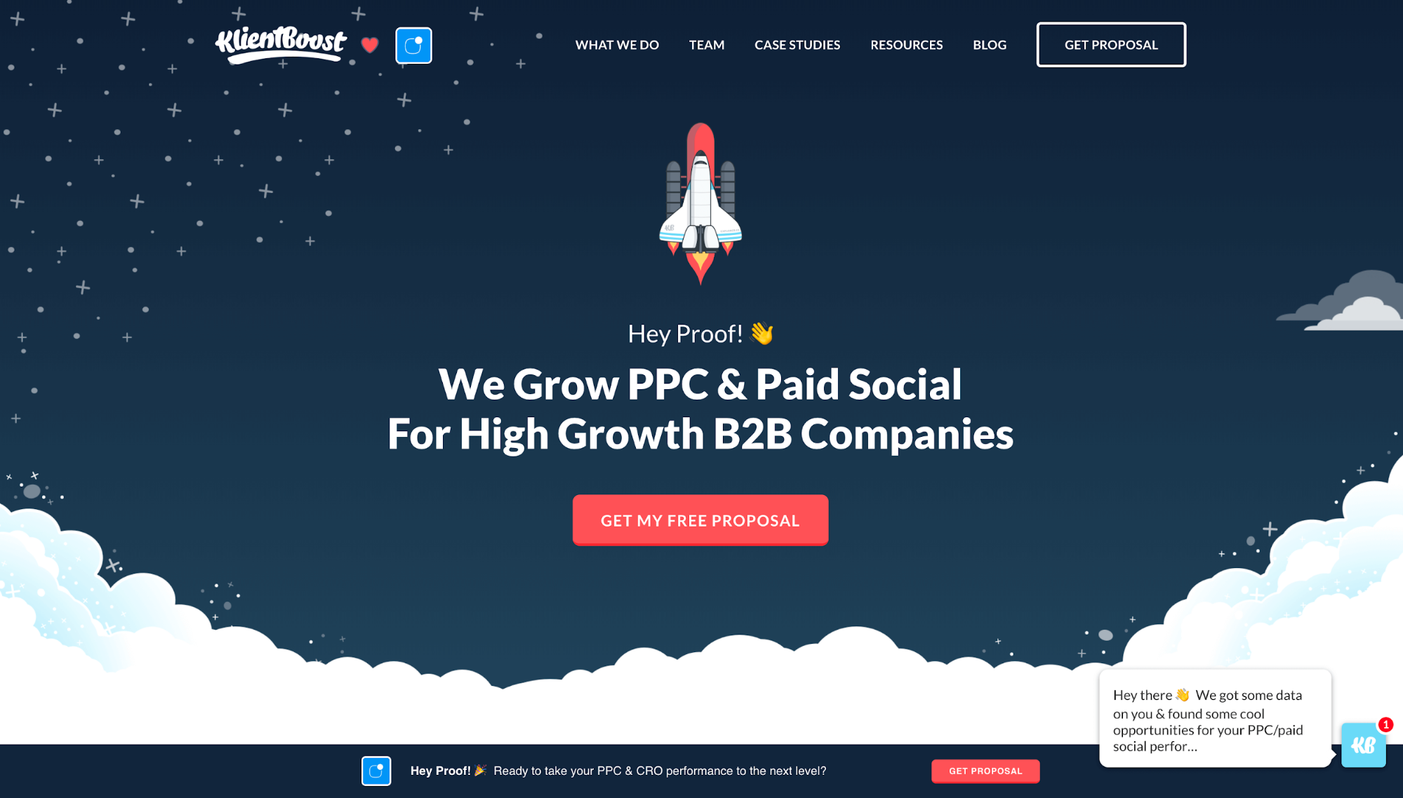 personalized landing page