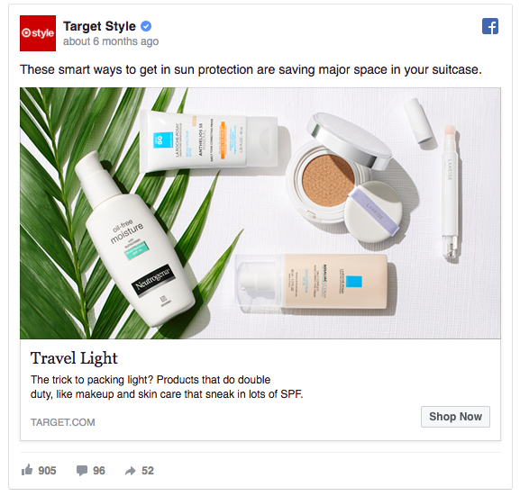 Target upsell using Facebook Ads and Facebook Custom Audience