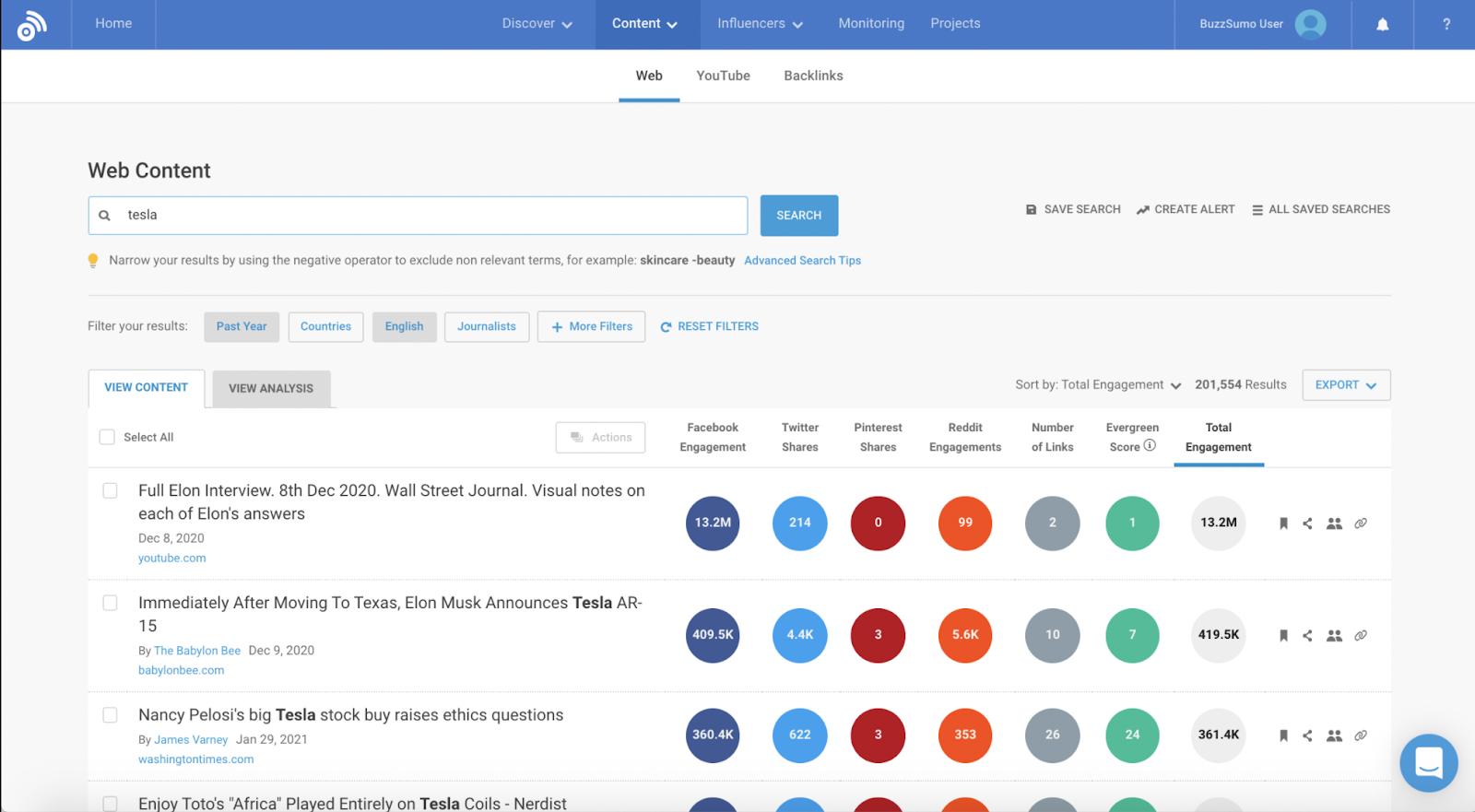 50 best SEO tools - buzzsumo