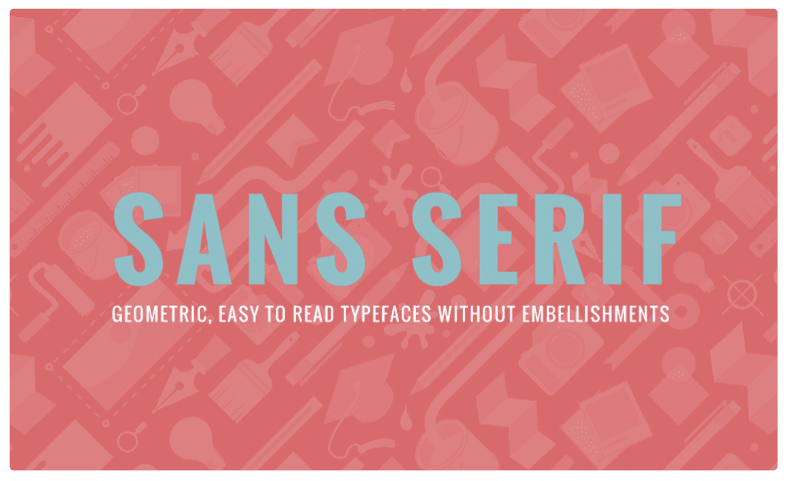 Sans serif fonts – source