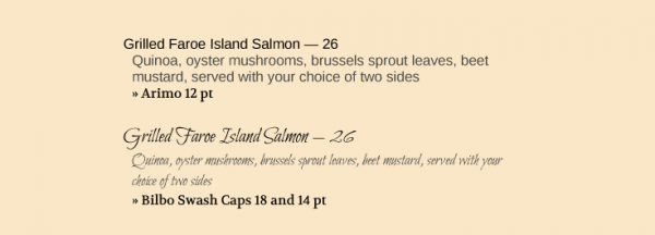 Which salmon would you rather order?