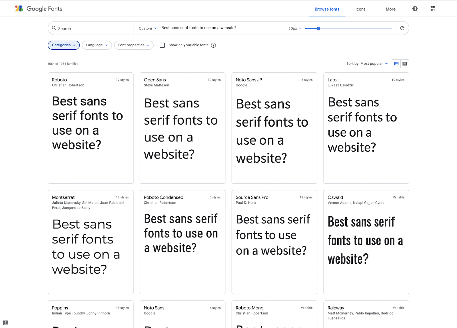 Google fonts web fonts– source