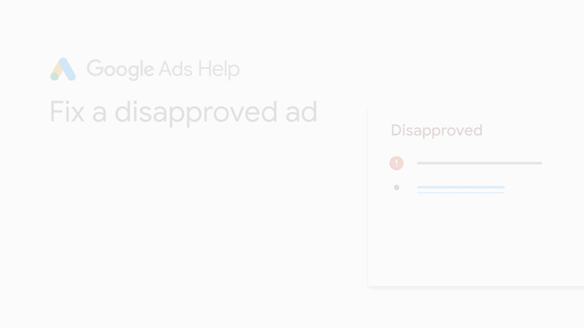 This is how you fix ads with policy violations (if only it was this easy) – source