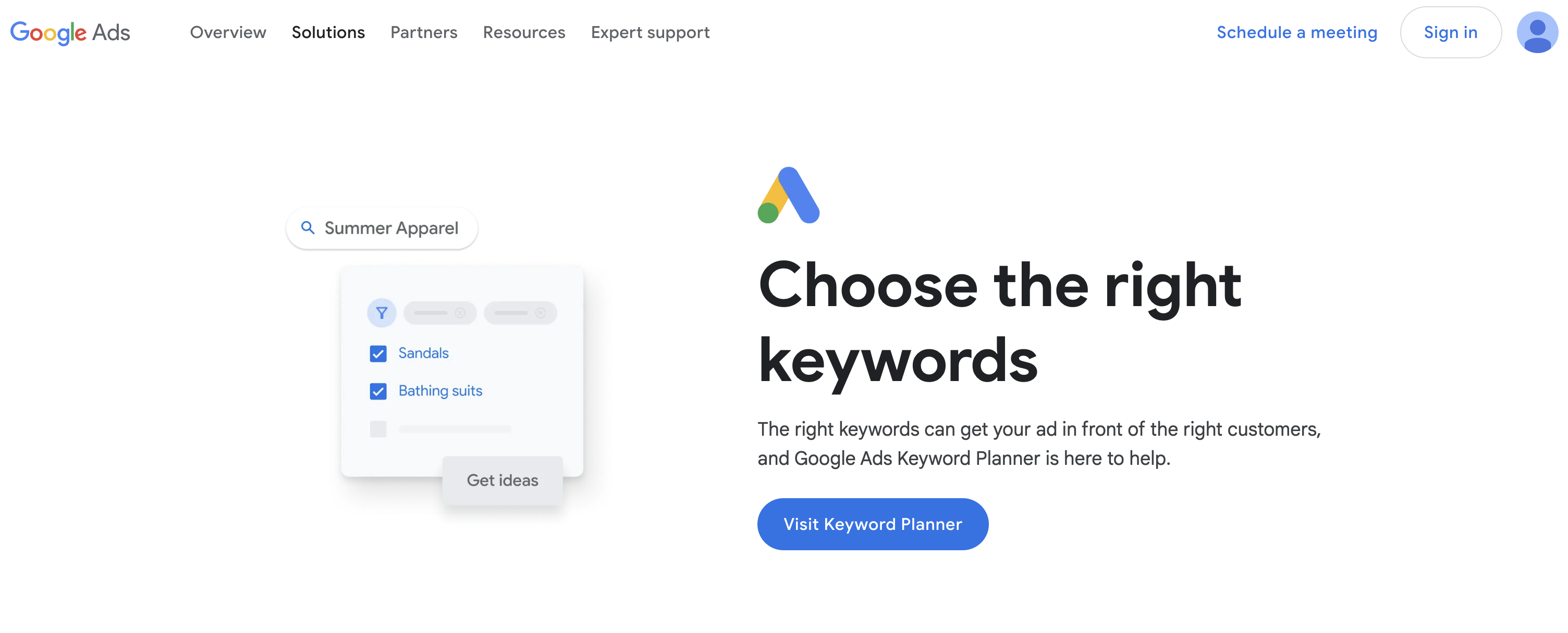 Google Keyword Planner