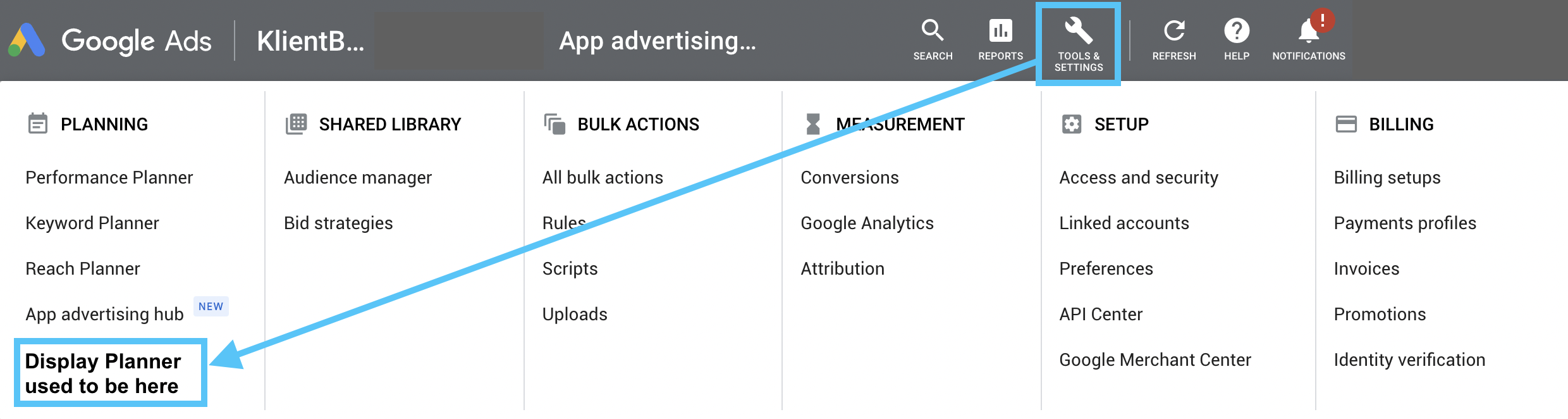 display ad planner