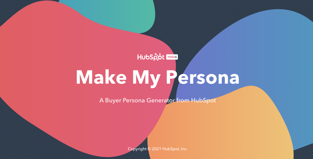 HubSpot's Make My Persona tool