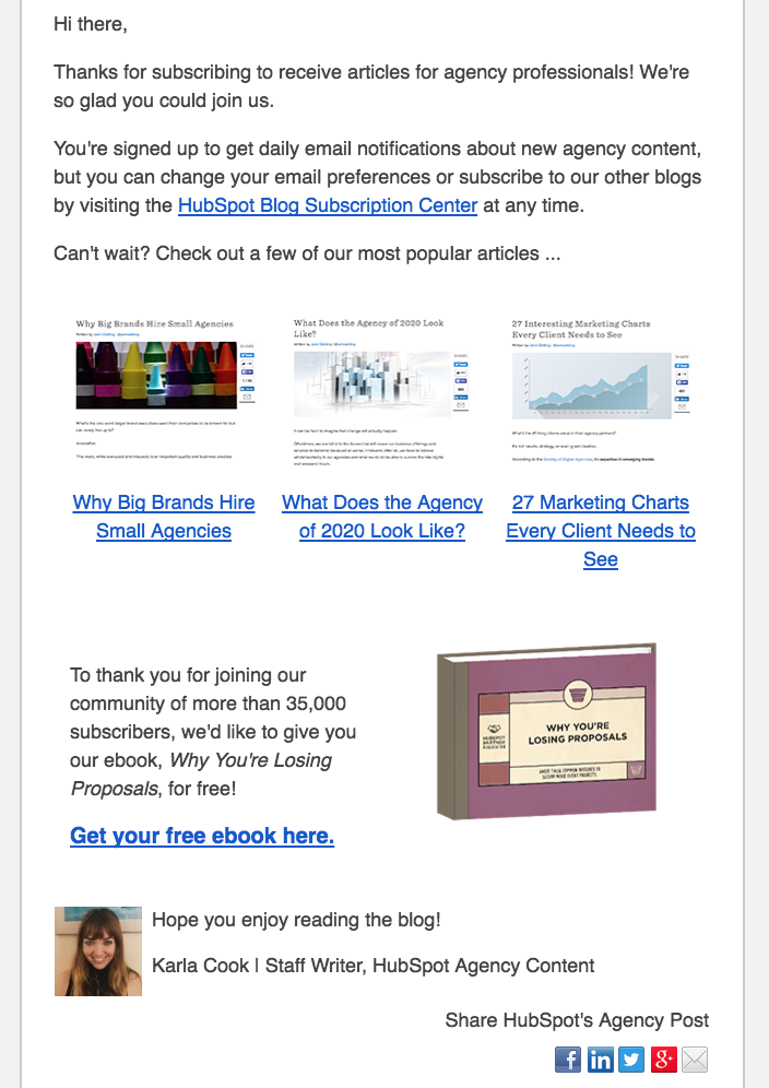 Hubspot agency post