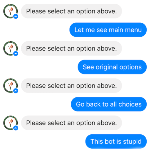 Bad chatbot