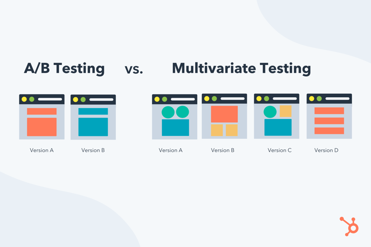 A/B testing vs. multivariate testing