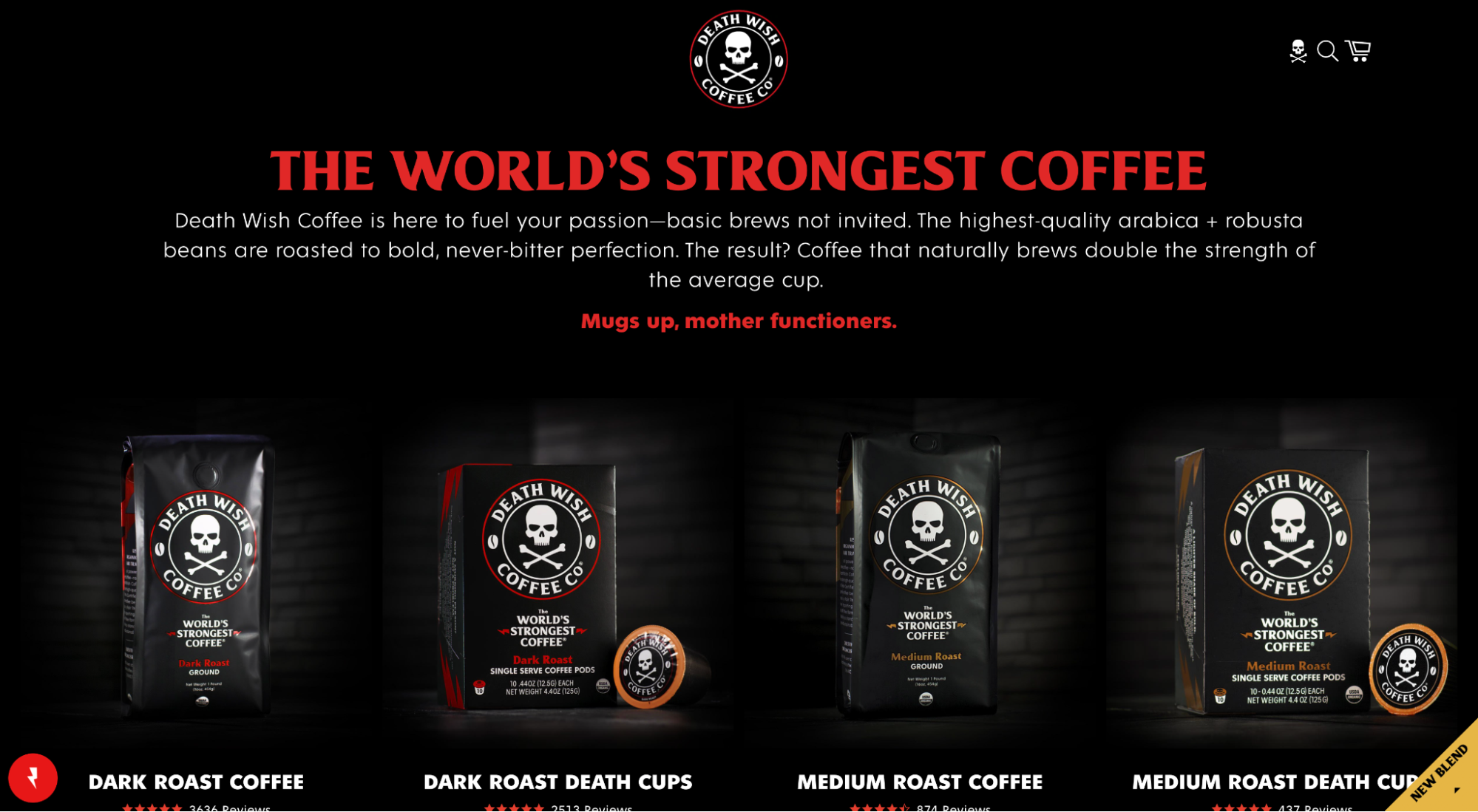Death Wish Coffee Co. value proposition
