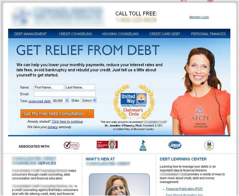 Relief from debt stock photo