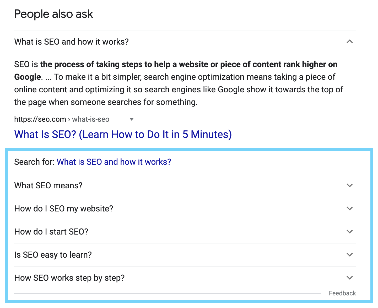 keyword research people also ask