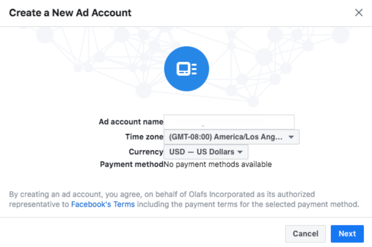 facebook business manager account details