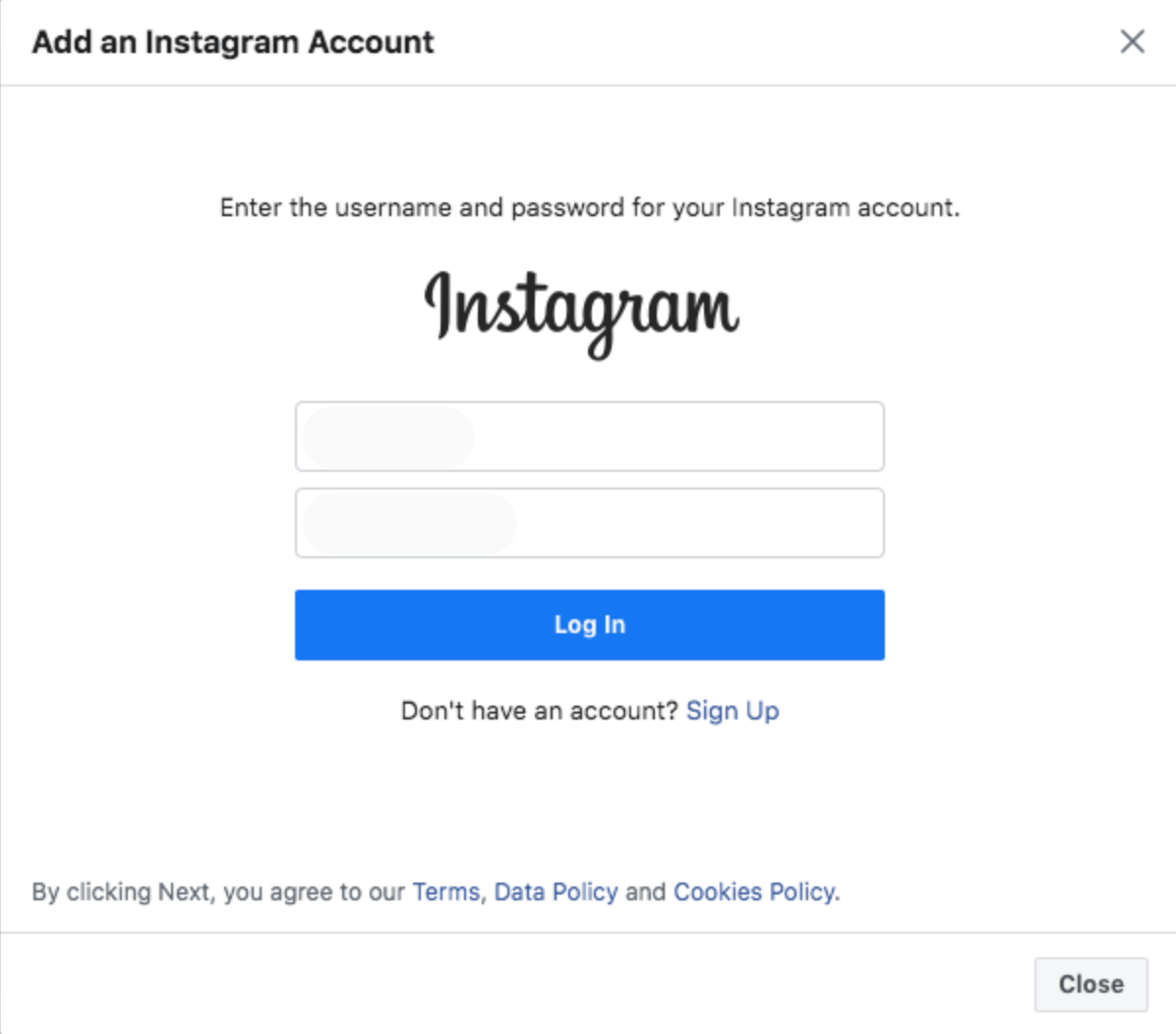 facebook business manager add instagram account