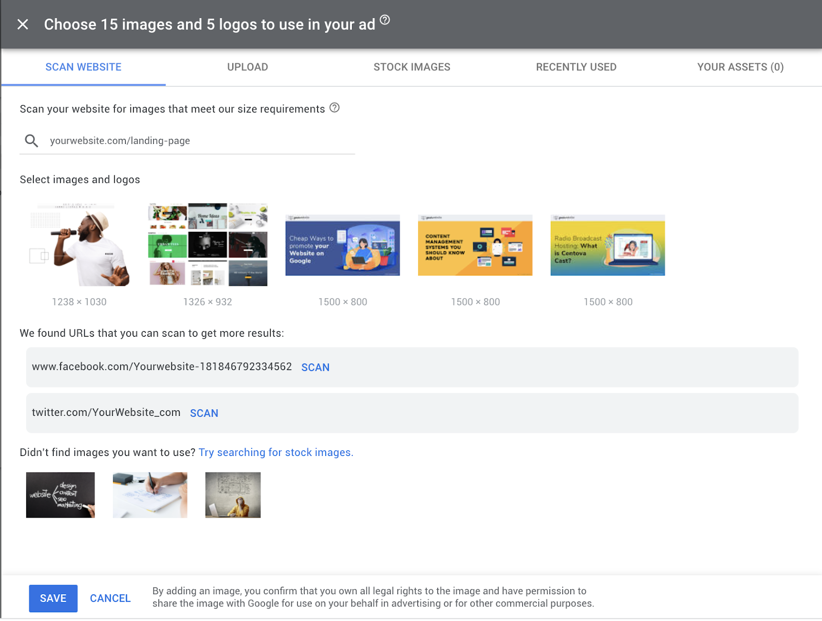 google display ads add images and logos 