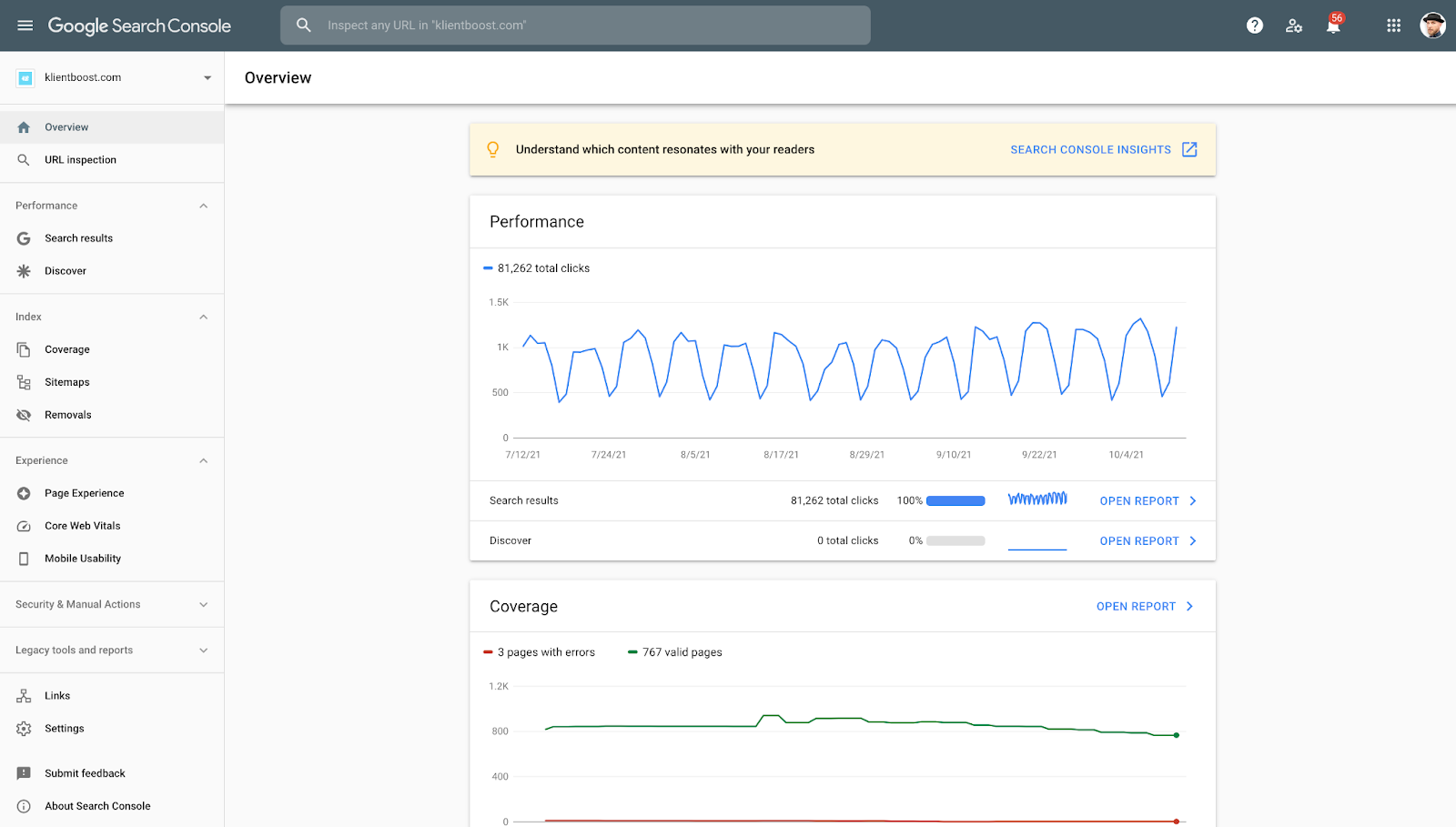 keyword research tools google search console