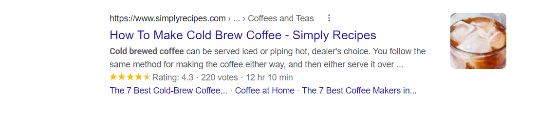 seo metrics serp cold brew