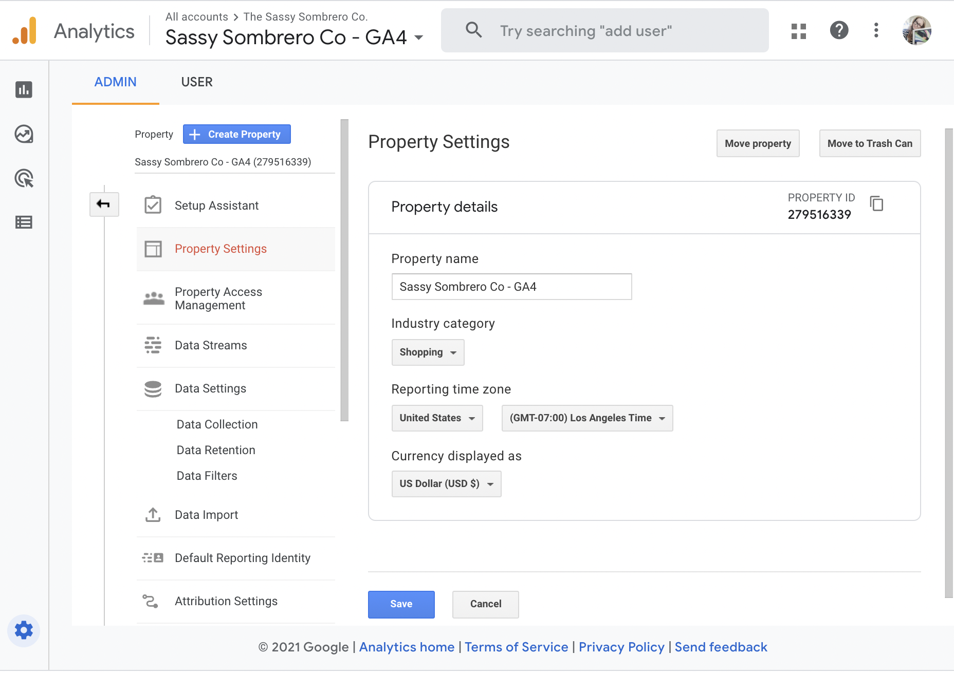 Connect Google search console