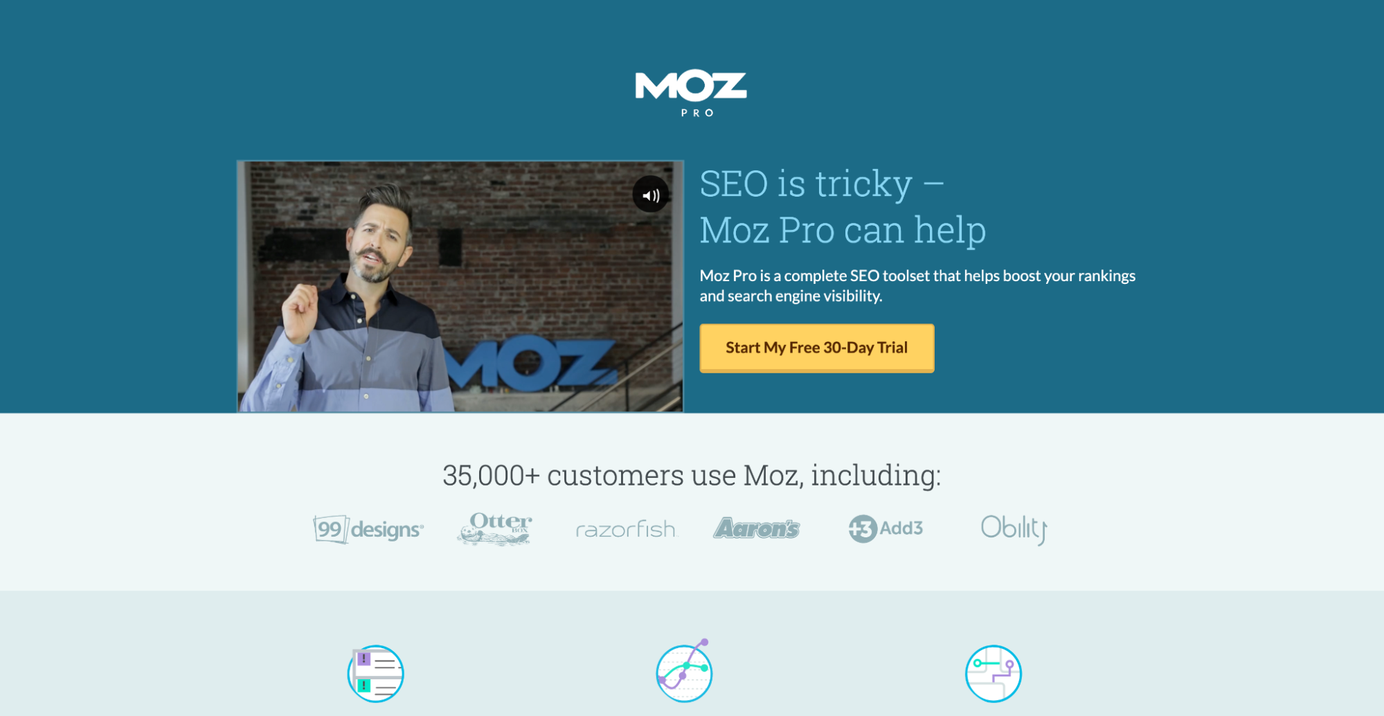 Moz click-through page