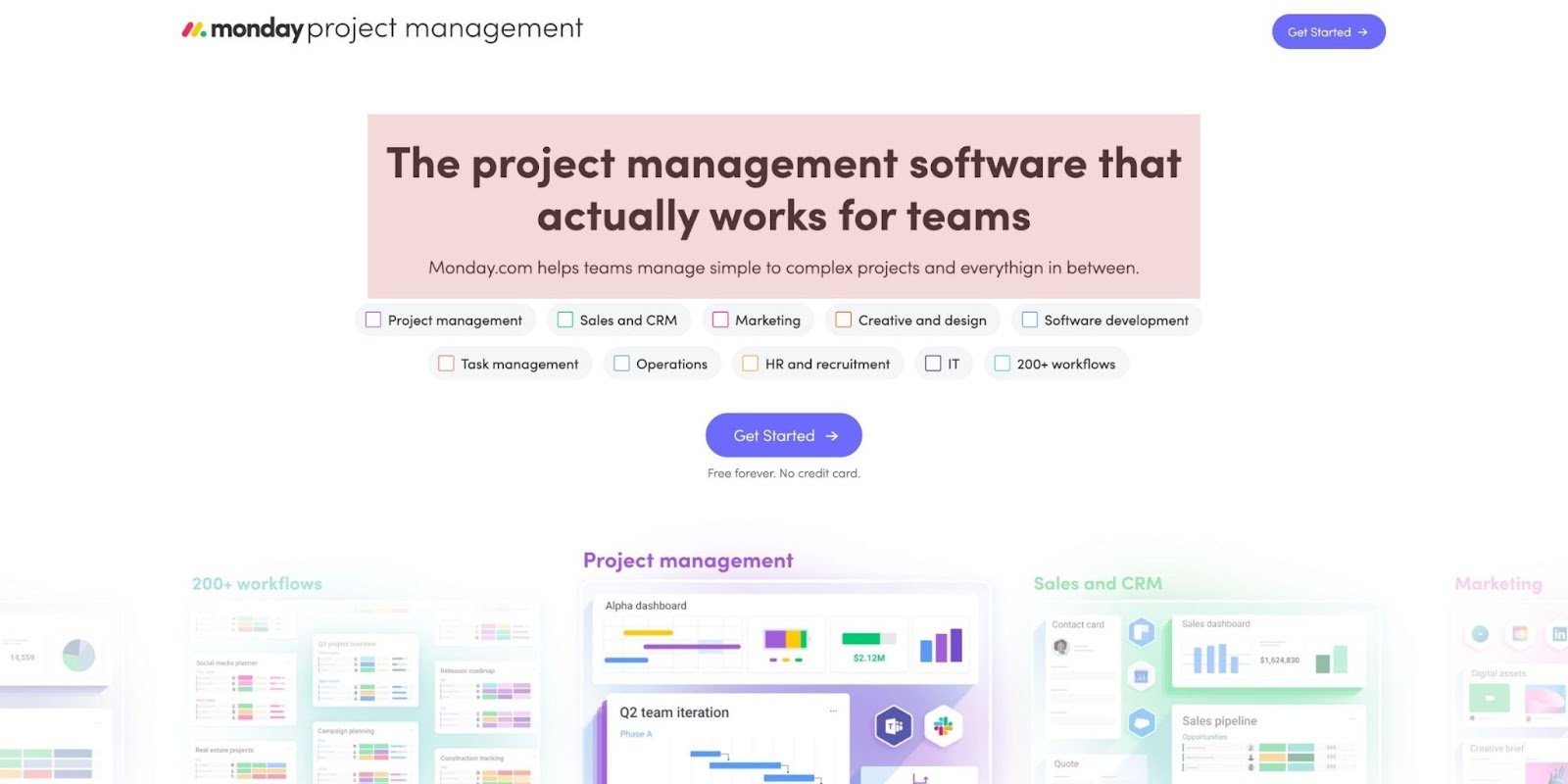 monday project management copy