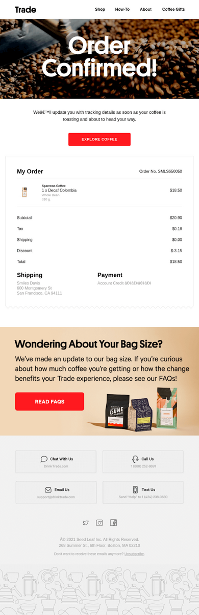 Tradesy Email Newsletters: Shop Sales, Discounts, and Coupon Codes